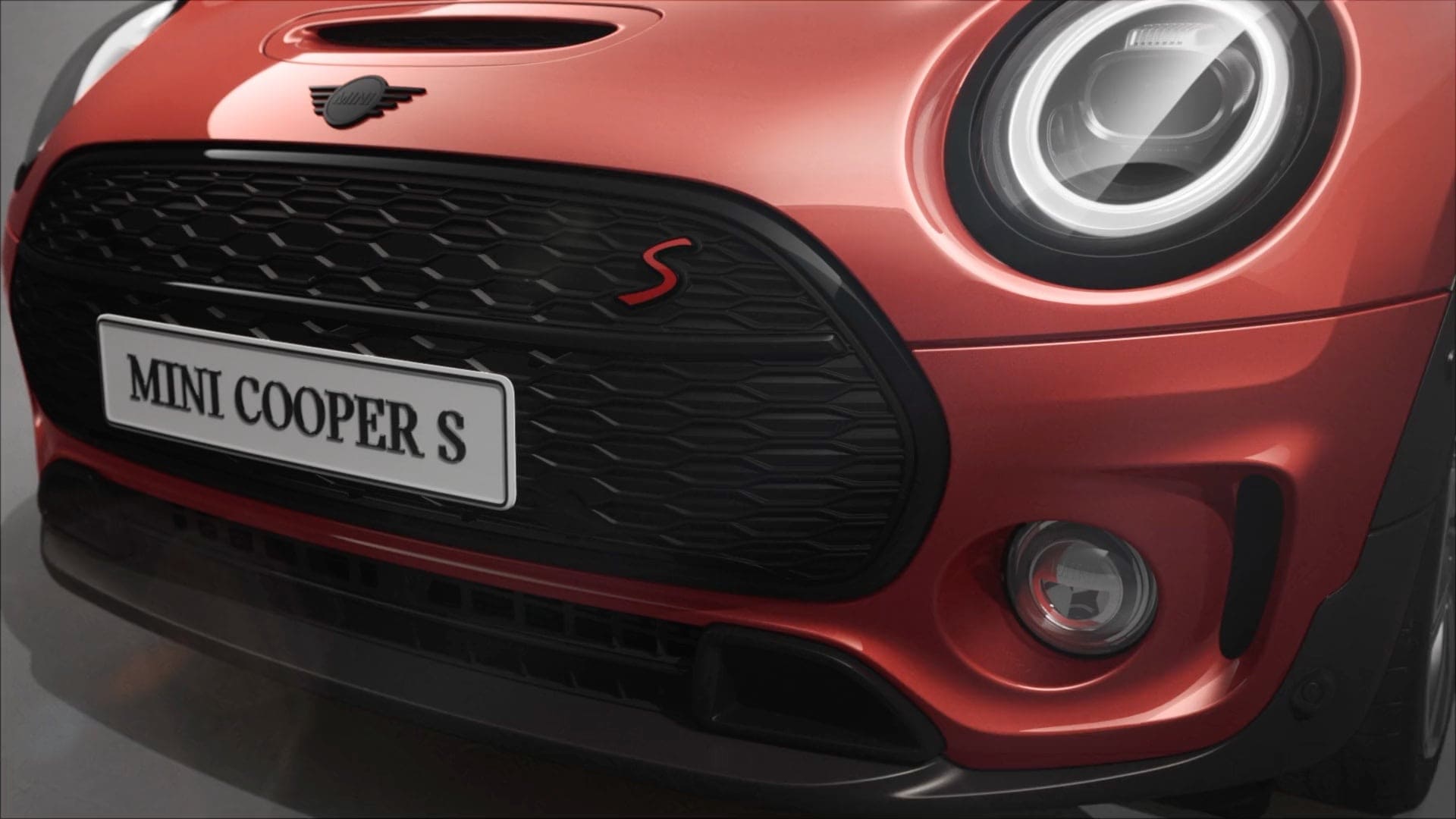 MINI Clubman – μπροστινή όψη – κόκκινο και μαύρο