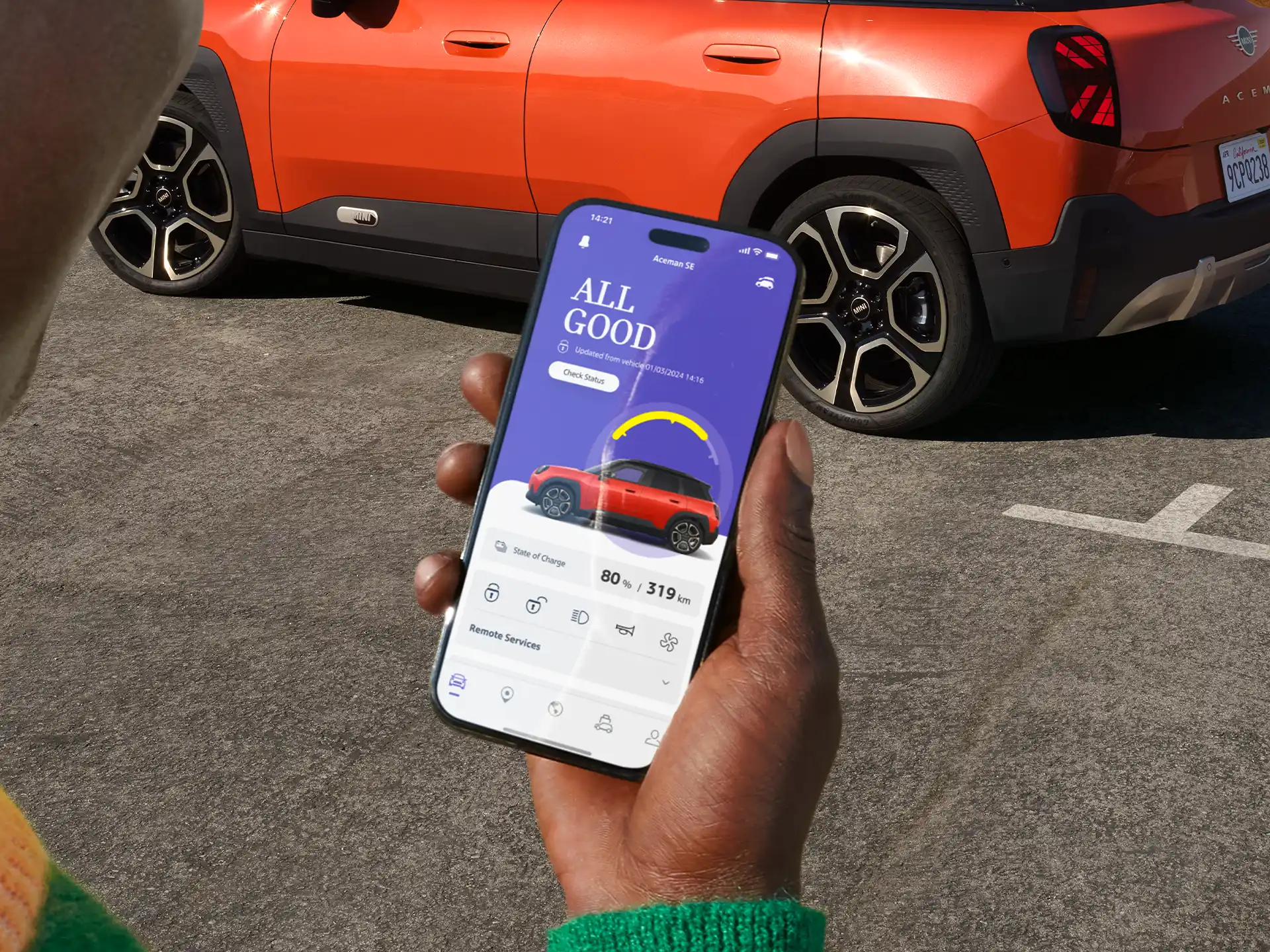 Αμιγώς ηλεκτρικό MINI Aceman - MINI APP