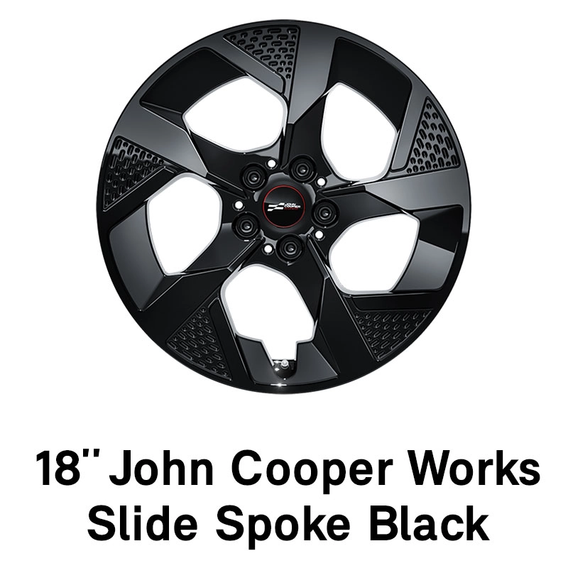 MINI - εξοπλισμός - 18 ιντσών JCW slide Spoke σε μαύρο χρώμα