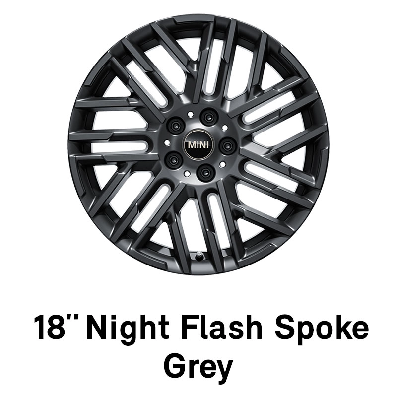 MINI - εξοπλισμός - 18 ιντσών night flash spoke grey