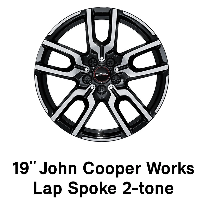 MINI - εξοπλισμός - 19 ιντσών JCW Lap Spoke σε διχρωμία