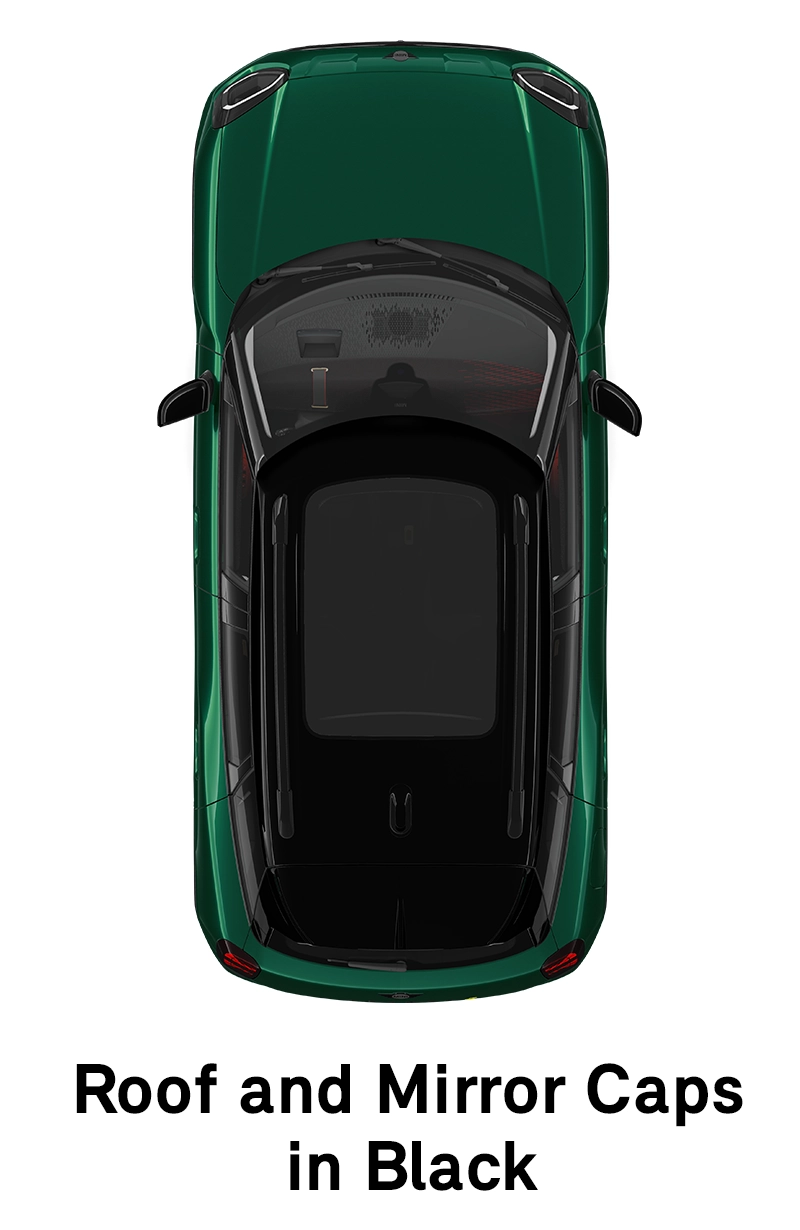  MINI - εξοπλισμός - jcw style οροφή σε μαύρο χρώμα