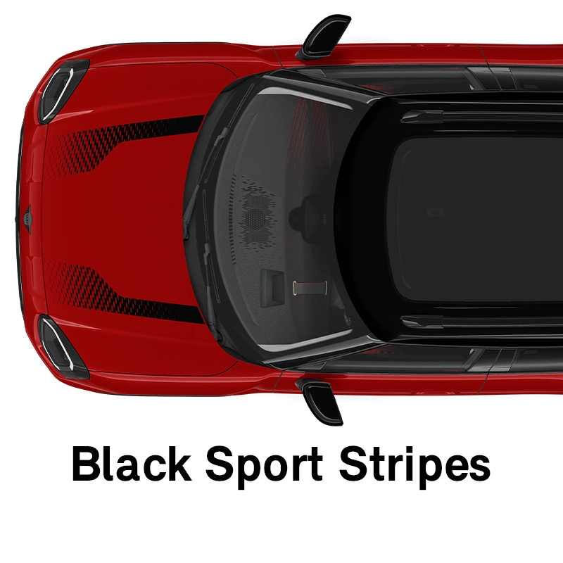  MINI - εξοπλισμός - jcw style μαύρες σπορ λωρίδες
