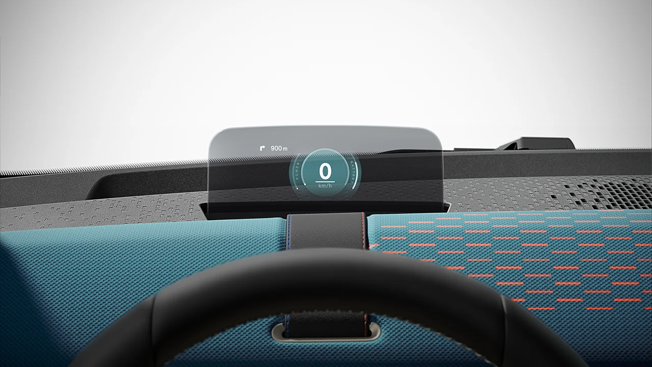 Αμιγώς ηλεκτρικό MINI Aceman - Head-up Display