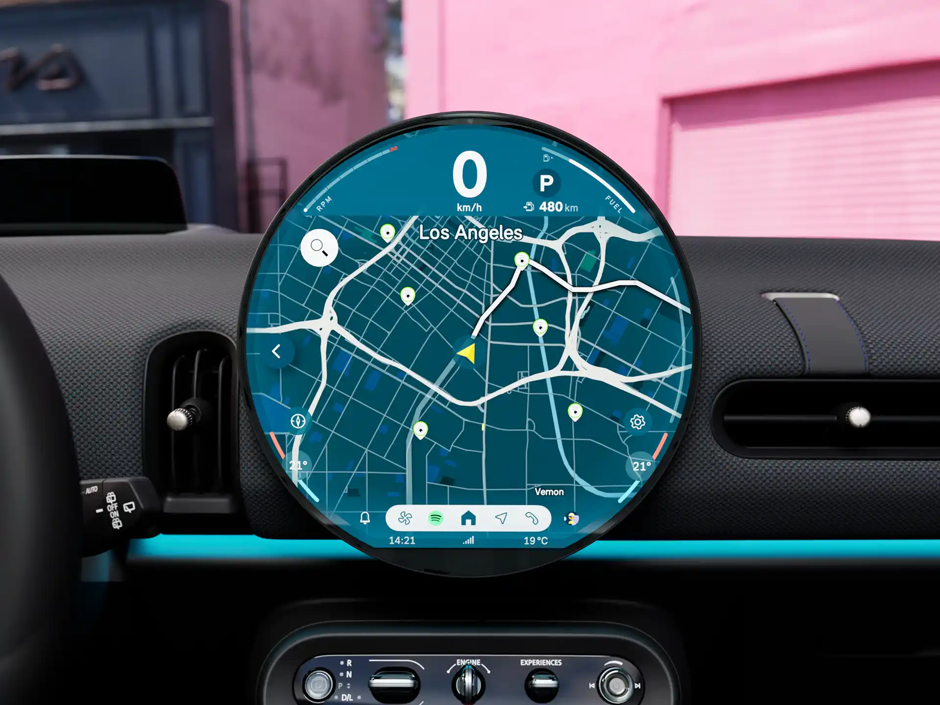 Τρίθυρο MINI Cooper - μινιμαλιστική οθόνη OLED 