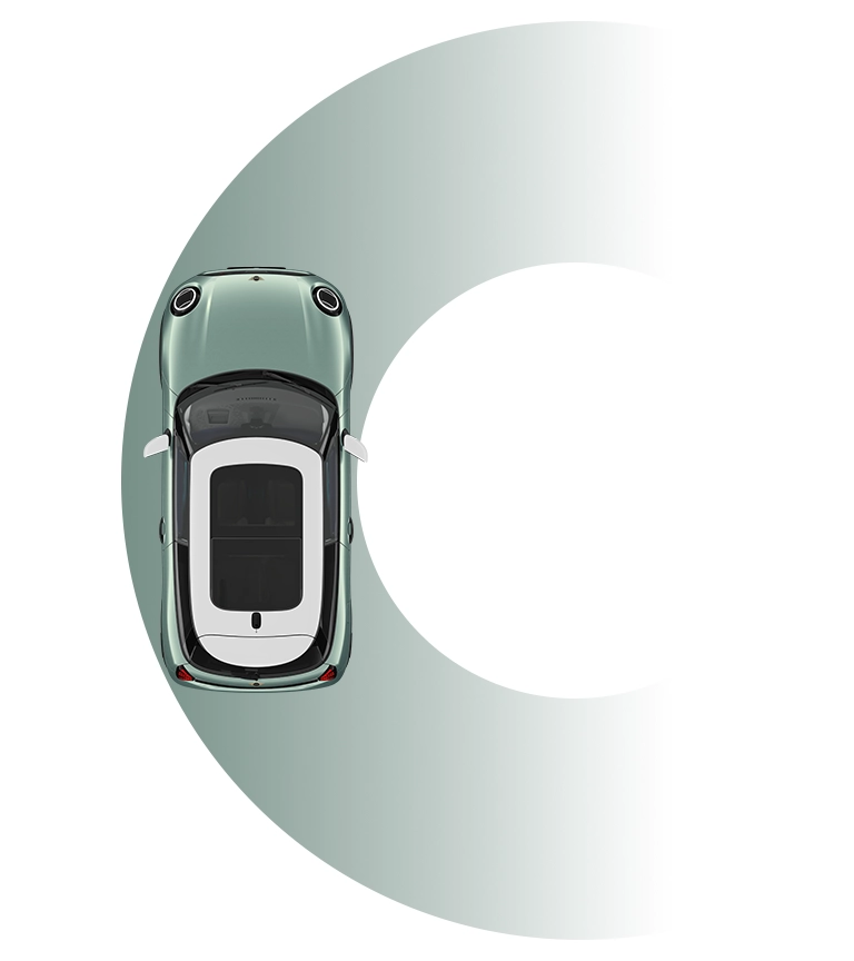 Τρίθυρο MINI Cooper - Κύκλος στροφής