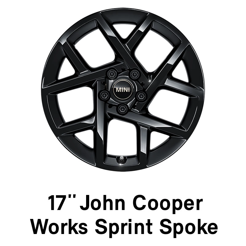 MINI - εξοπλισμός - 17 ιντσών JCW Sprint spoke σε μαύρο χρώμα