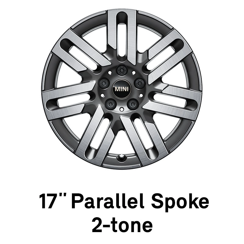 MINI - εξοπλισμός - 17 ιντσών parallel spoke σε διχρωμία