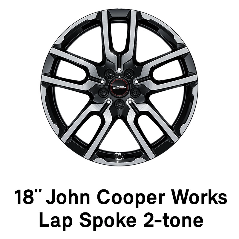 MINI - εξοπλισμός - 18 ιντσών JCW Lap Spoke σε διχρωμία