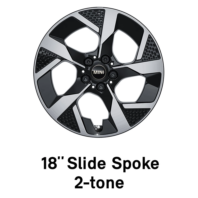 MINI - εξοπλισμός - 18 ιντσών slide spoke σε διχρωμία