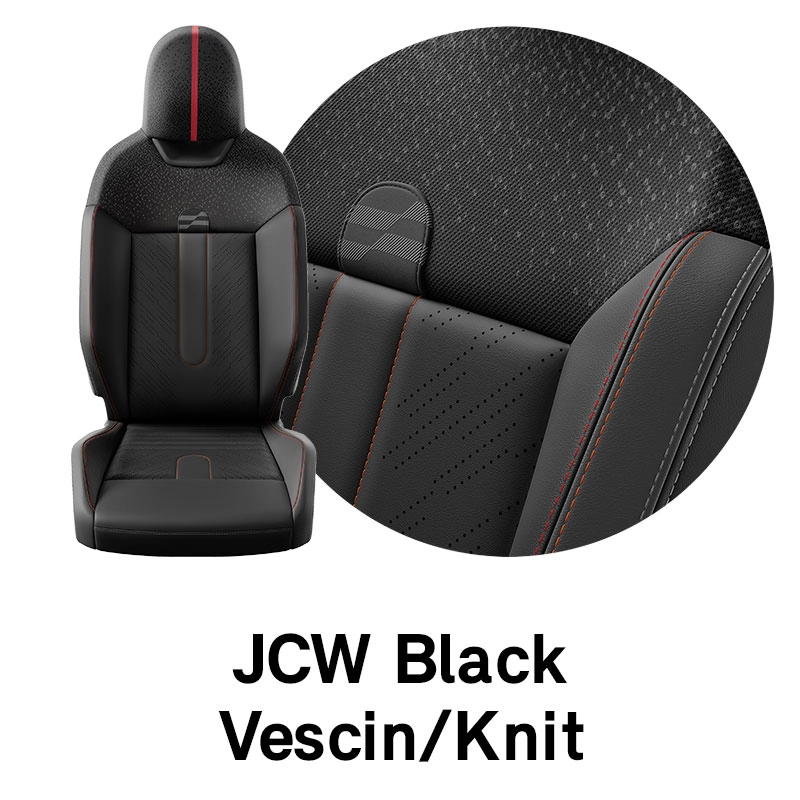 MINI - εξοπλισμός - jcw black vescin/πλεκτό υλικό