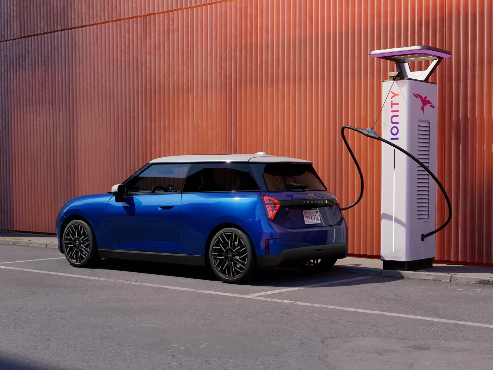 Αμιγώς ηλεκτρικό MINI Cooper - Δημόσια φόρτιση