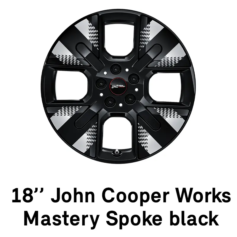 MINI - εξοπλισμός - 18 ιντσών JCW Mastery Spoke σε μαύρο χρώμα
