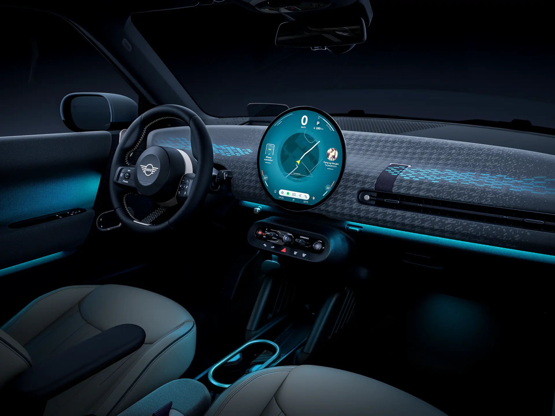 Αμιγώς ηλεκτρικό MINI cooper - Εμπειρία στο εσωτερικό
