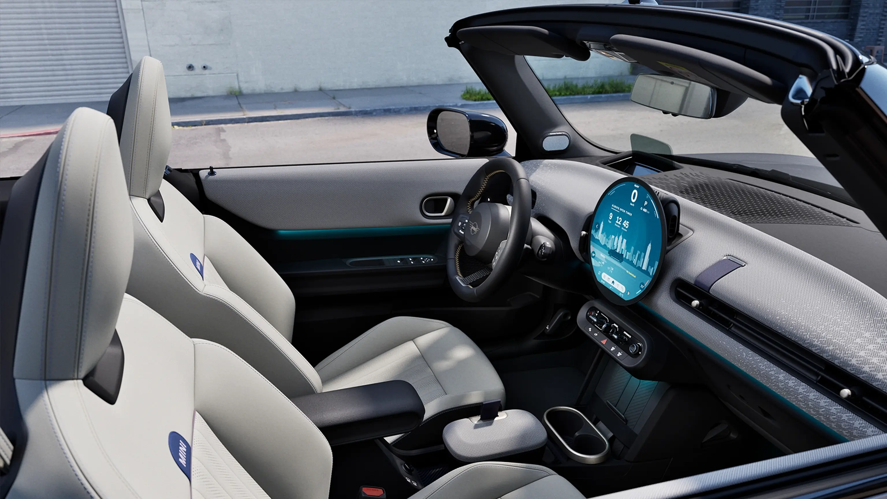 MINI Cooper Cabrio – εσωτερικό – σημαντικότερα σημεία