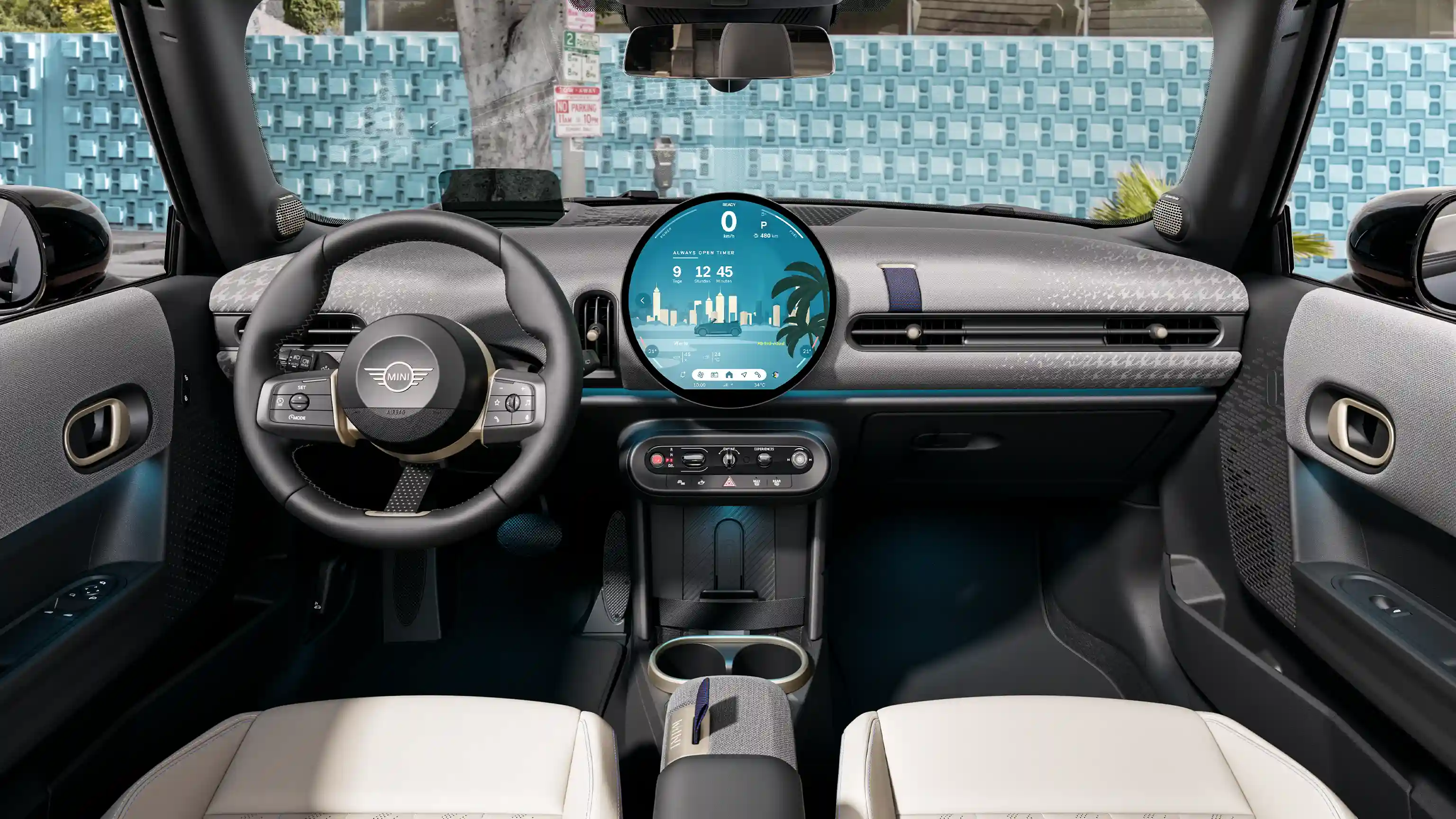 MINI Cooper Cabrio - εσωτερική σχεδίαση