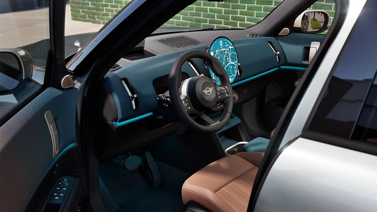 MINI Countryman - εσωτερική σχεδίαση - πίνακας οργάνων - πλευρά οδηγού