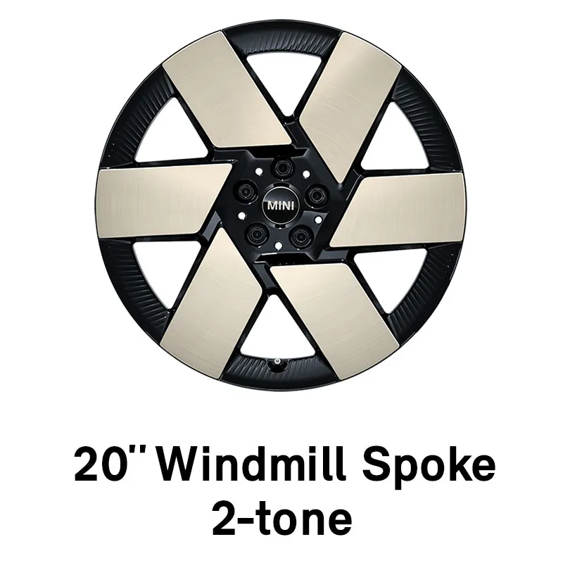 MINI - εξοπλισμός - 20 ιντσών windmill spoke σε διχρωμία