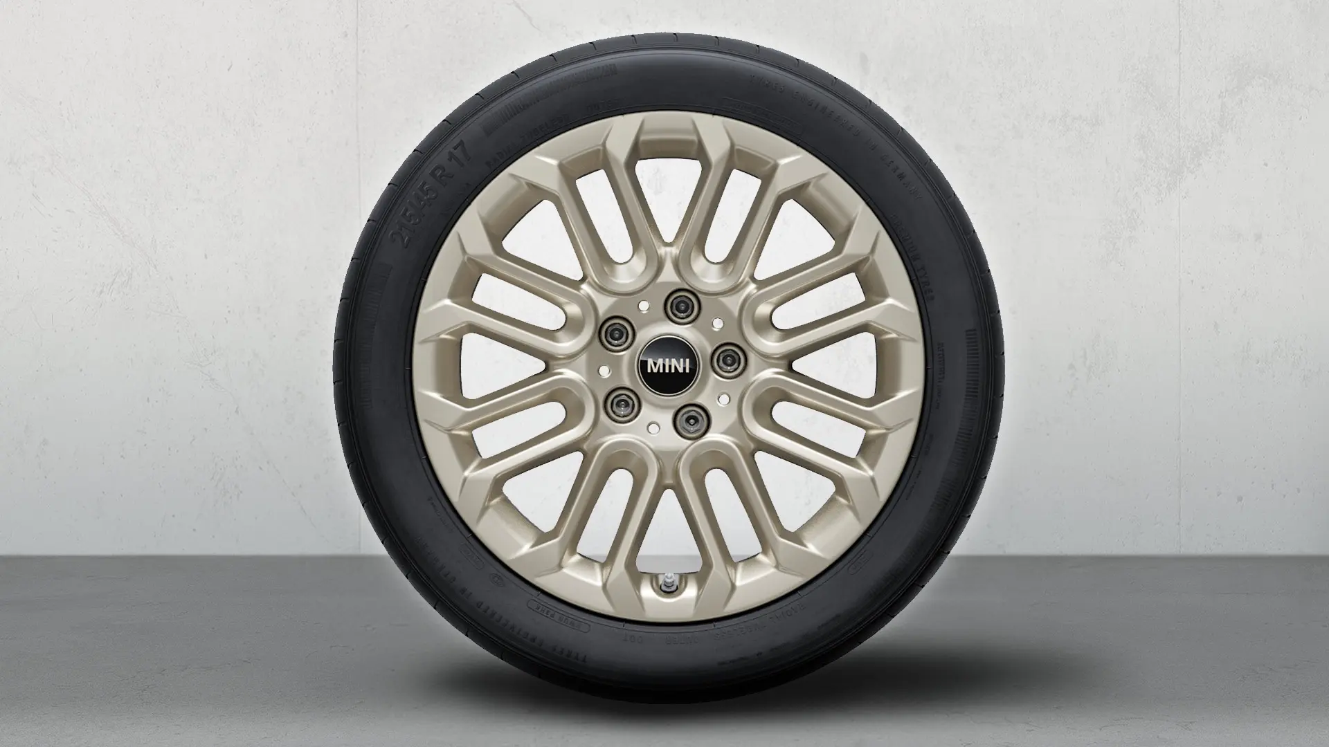 MINI Ζάντα ελαφρού κράματος 17" U Spoke 956 Vibrant Silver, σετ τροχού με χειμερινό ελαστικό