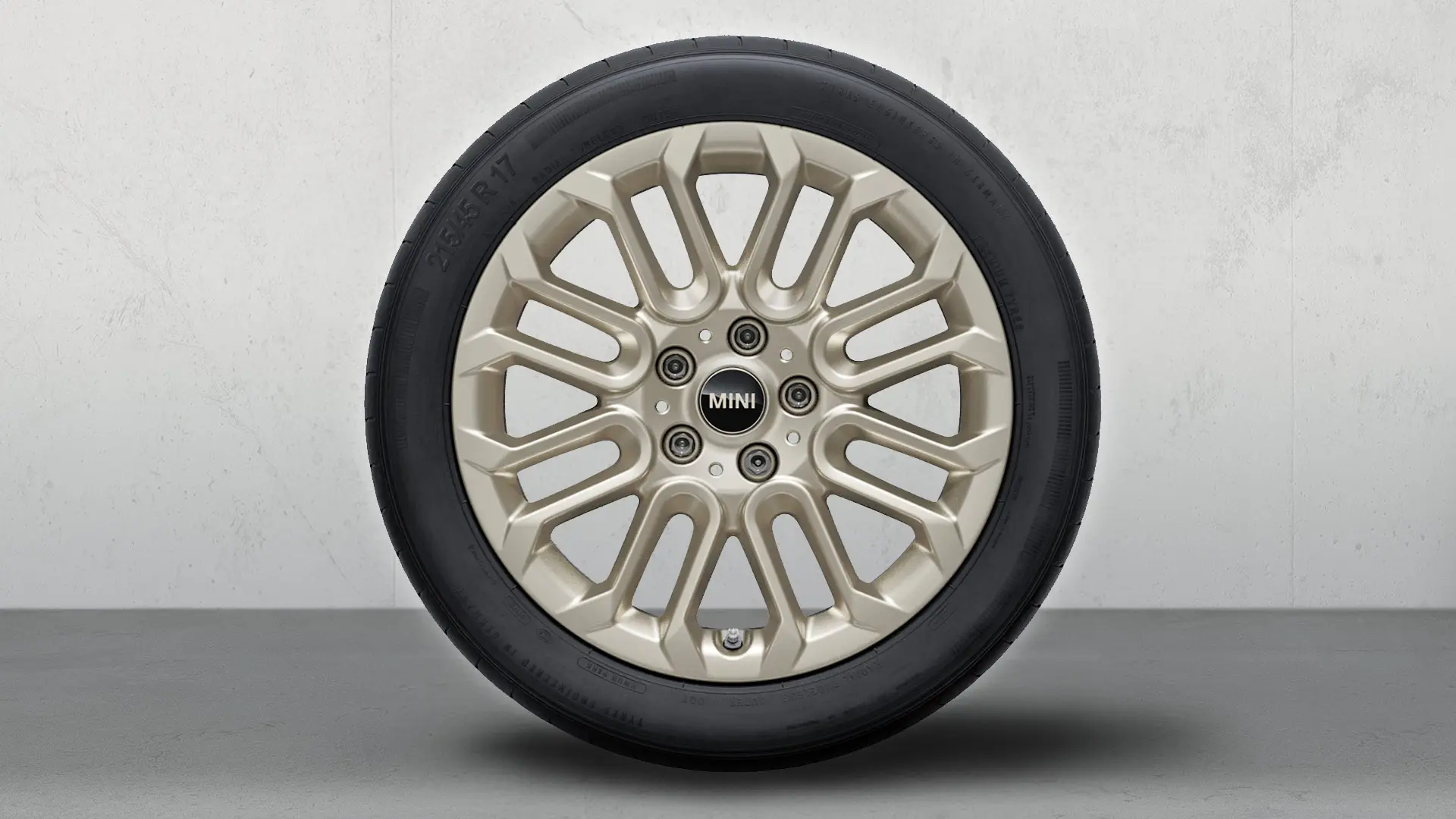 MINI Ζάντα ελαφρού κράματος 17" U Spoke 956 Vibrant Silver, σετ τροχού με χειμερινό ελαστικό