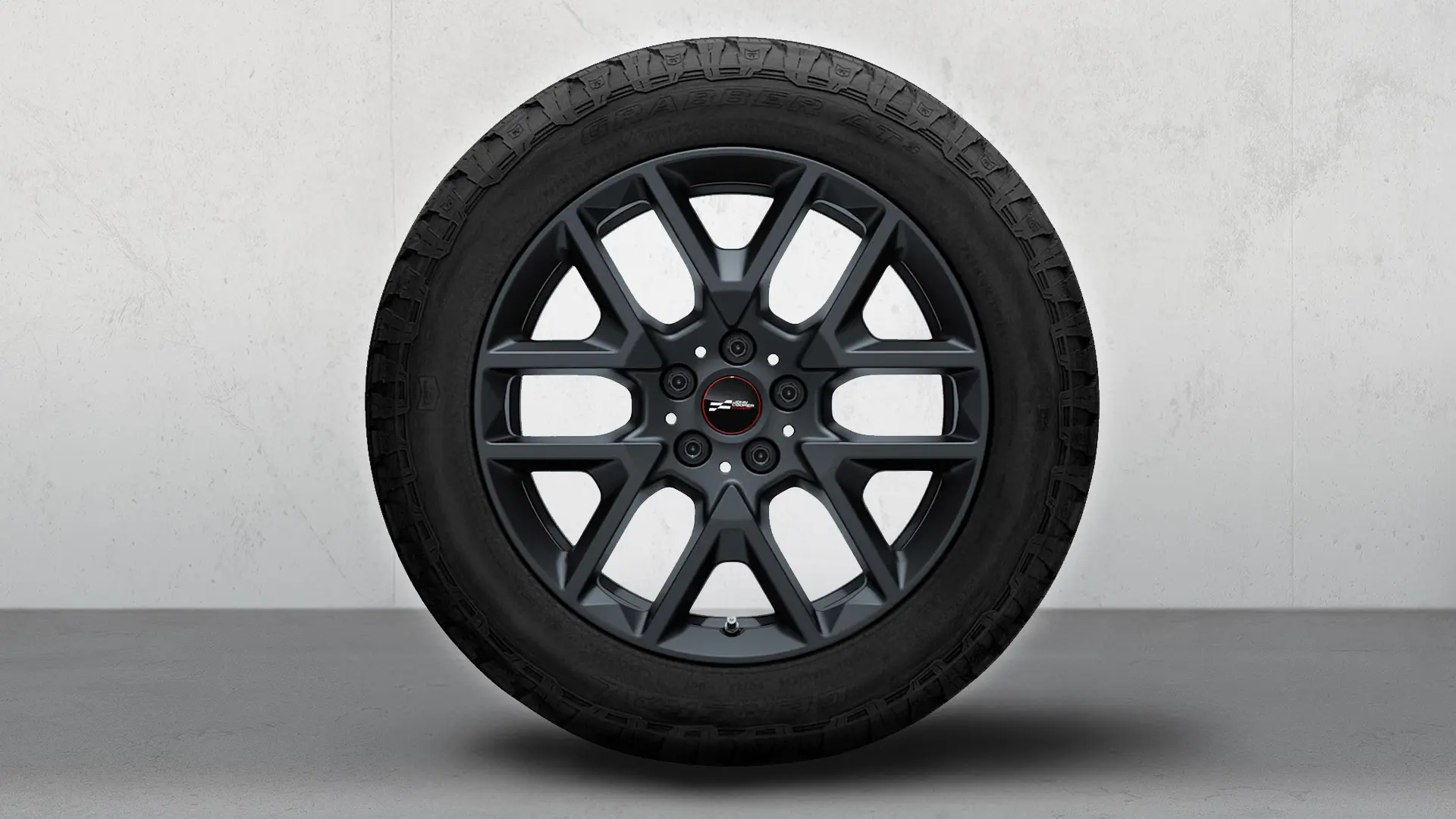 Ζάντες ελαφρού κράματος 18" JCW Y-Spoke 945 σε Frozen Midnight Grey. 