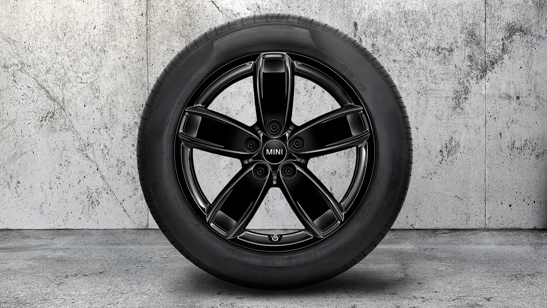 17'' MINI CHANNEL SPOKE 531 (JET BLACK ΜΗ ΜΕΤΑΛΛΙΚΟ).