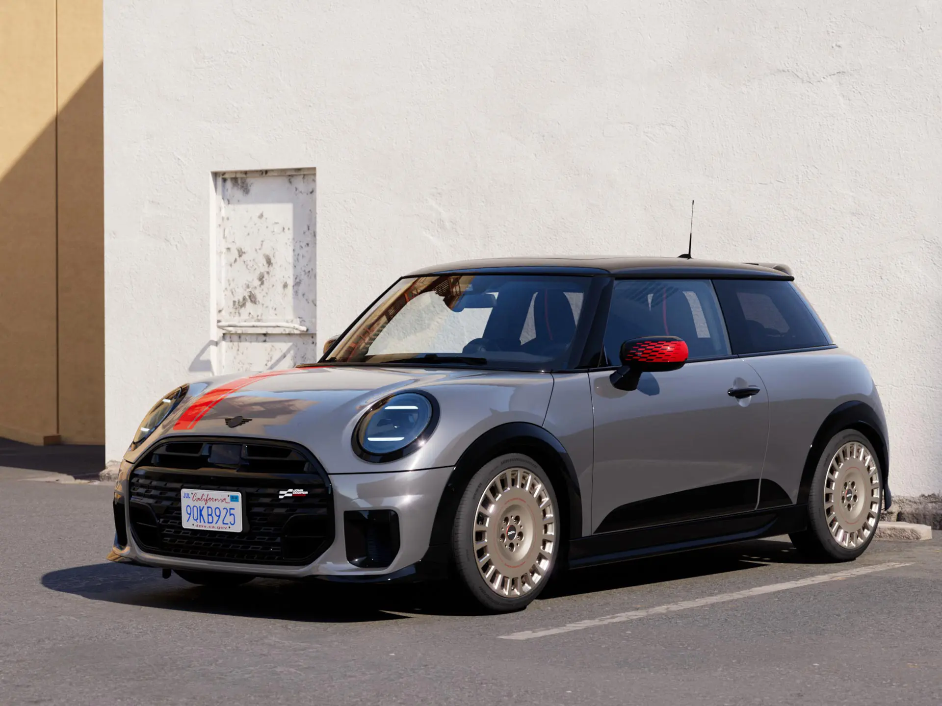 Πλάγια όψη του MINI Cooper