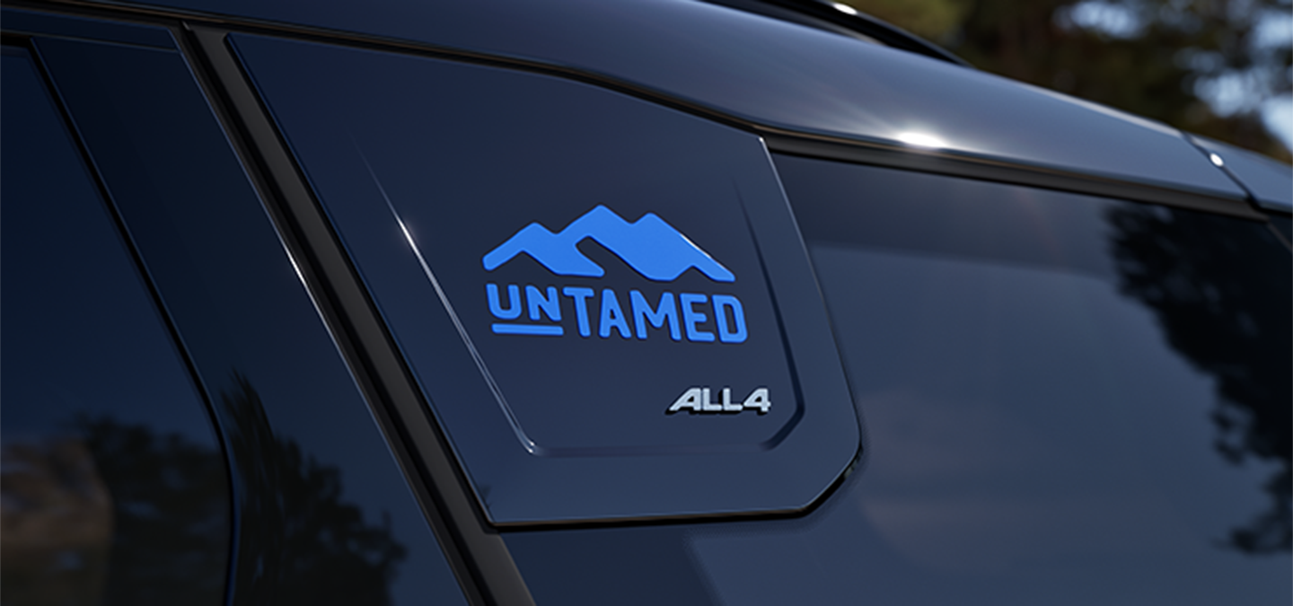Εικόνα της πίσω κολόνας του MINI Countryman Untamed Edition.