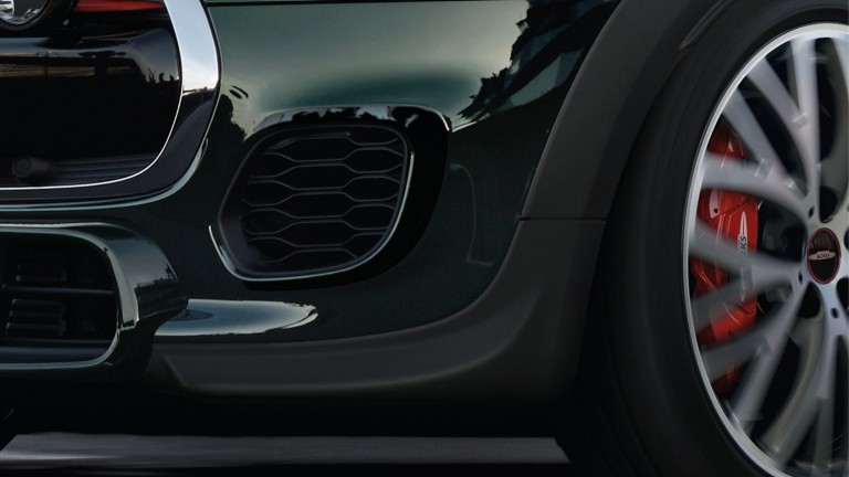 MINI John Cooper Works – κιτ μαύρου προφυλακτήρα – σπορ λωρίδες
