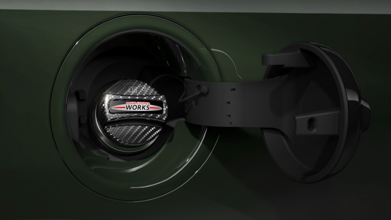 MINI John Cooper Works – ασημί – τάπα ρεζερβουάρ καυσίμου