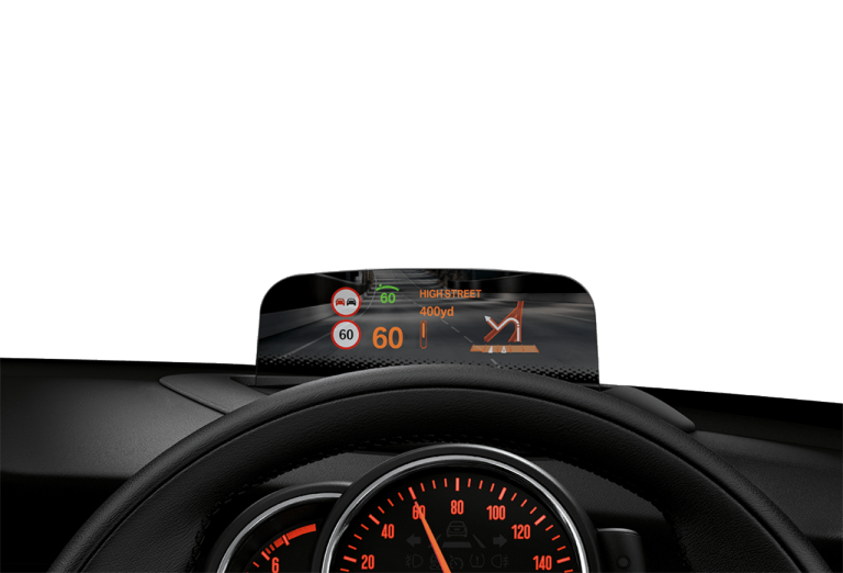 Συστήματα Υποστήριξης MINI - Head-Up Display