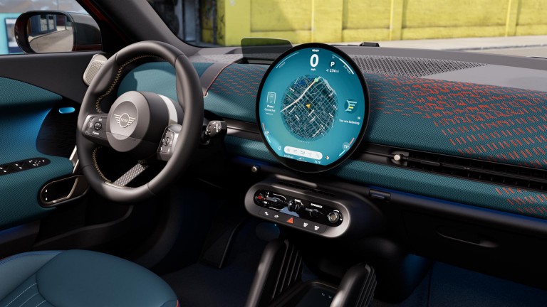 Αμιγώς ηλεκτρικό MINI Aceman - μωσαϊκό - εσωτερική σχεδίαση