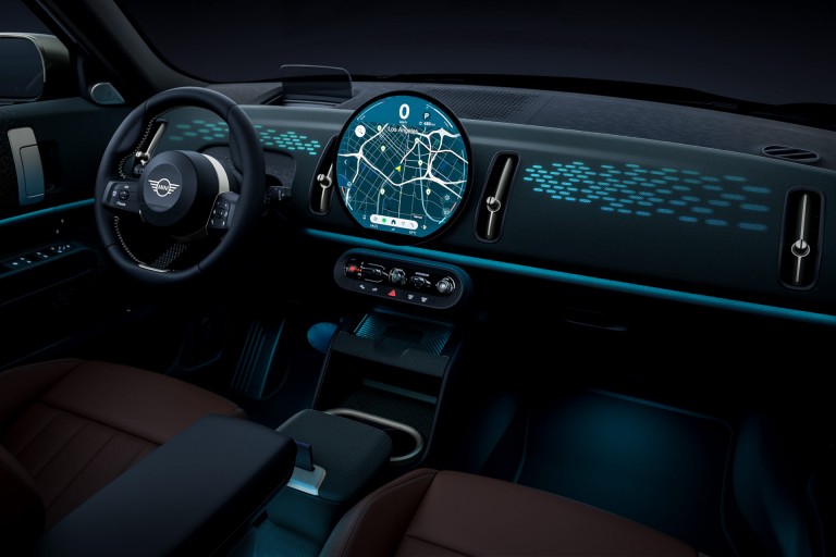 Αμιγώς ηλεκτρικό MINI Countryman – μωσαϊκό - εσωτερική σχεδίαση